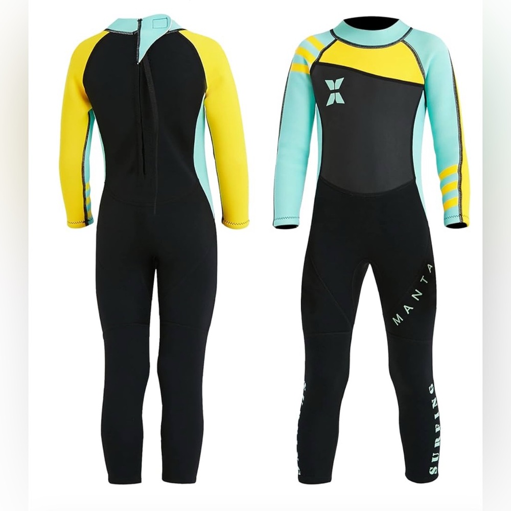 Girls Long Sleeve Neoprene Wet Suit Size XXL Surfing Body Wake Board